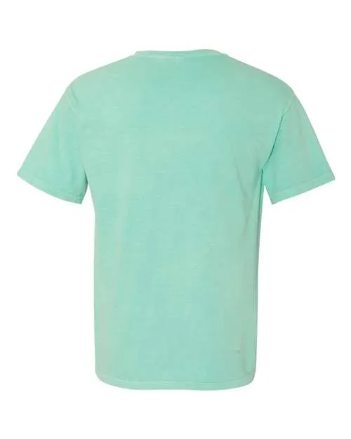 Comfort Colors Garment-Dyed Heavyweight Pocket T-Shirt 6030 Chalky Mint