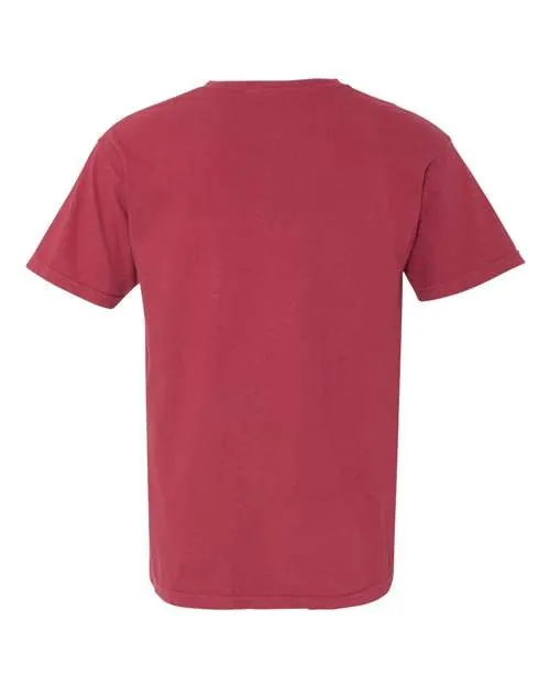 Comfort Colors Garment-Dyed Heavyweight Pocket T-Shirt 6030 Chili