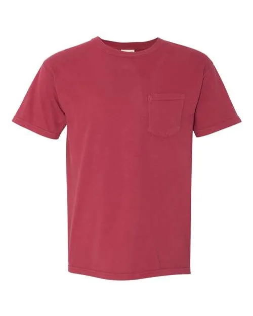 Comfort Colors Garment-Dyed Heavyweight Pocket T-Shirt 6030 Chili