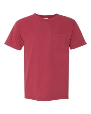 Comfort Colors Garment-Dyed Heavyweight Pocket T-Shirt 6030 Chili