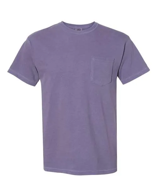 Comfort Colors Garment-Dyed Heavyweight Pocket T-Shirt 6030 Granite