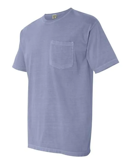 Comfort Colors Garment-Dyed Heavyweight Pocket T-Shirt 6030 Ice Blue
