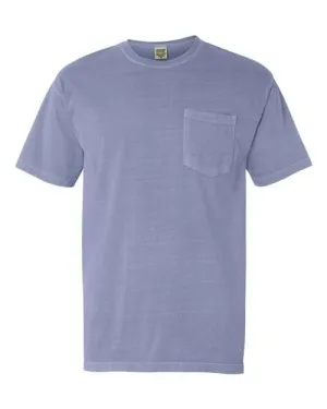 Comfort Colors Garment-Dyed Heavyweight Pocket T-Shirt 6030 Ice Blue