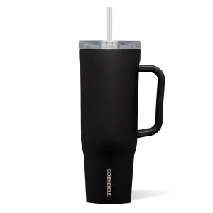 Corkcicle Cruiser Insulated Tumbler With Handle – Matte Black – 40oz