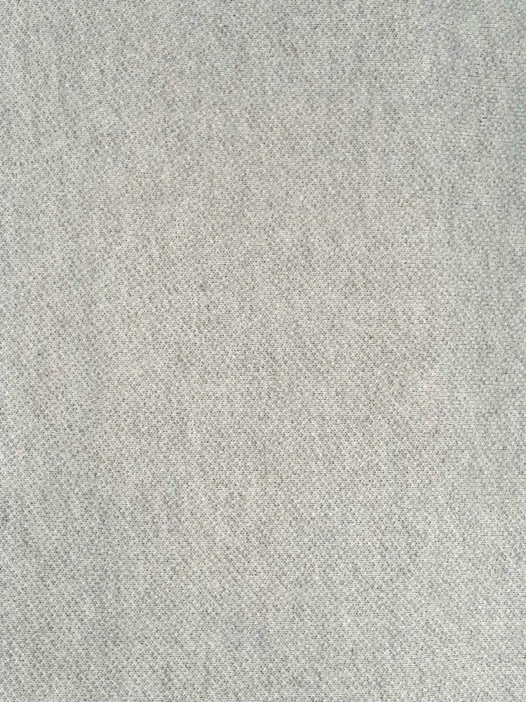 COTTON POLY FRENCH TERRY NON-STRETCHED KNIT<br><h6>11-LT HEATHER GREY<br>FT338</h6>