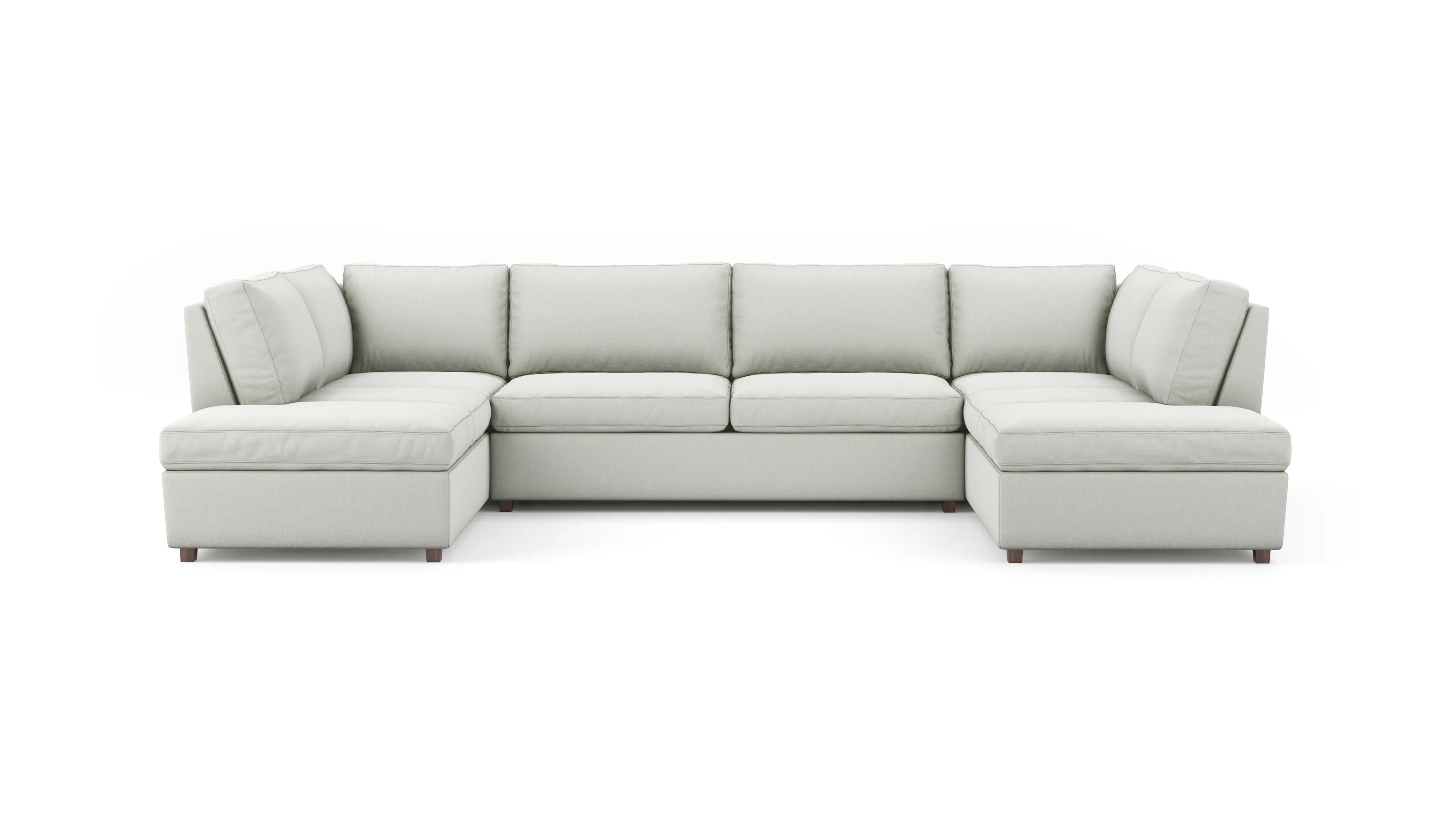 Couch Potato Lite U-Shaped Bumper Sectional (85" x 145" x 85",Standard)