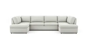 Couch Potato Lite U-Shaped Bumper Sectional (Extra Deep) (85" x 156" x 85",Extra Deep)