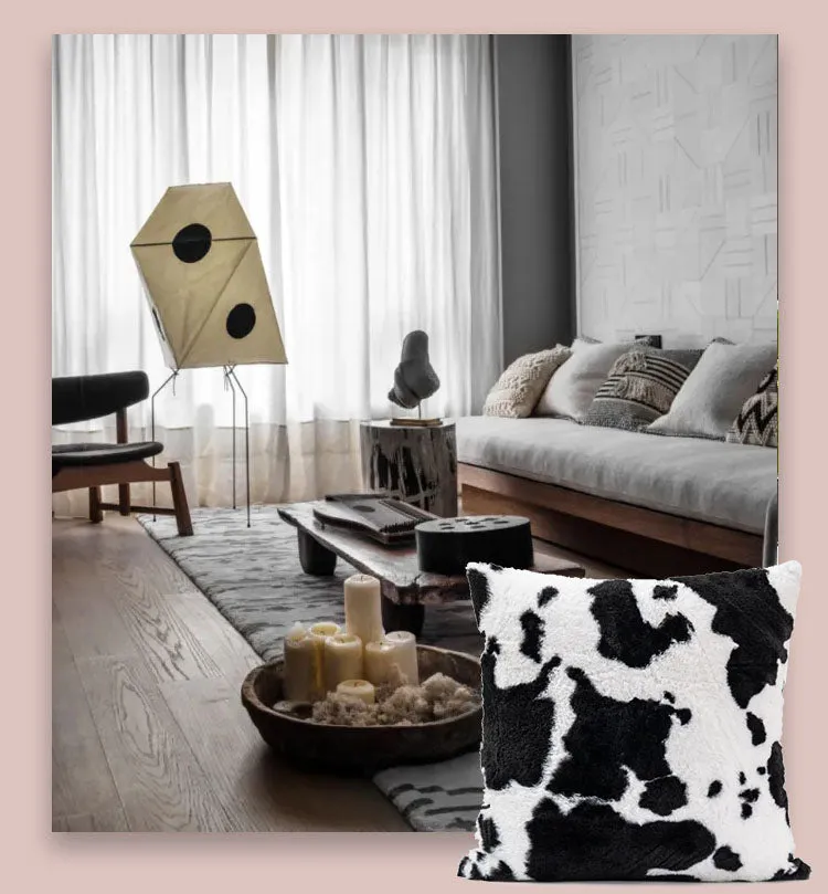 Cow Patterned Pillow