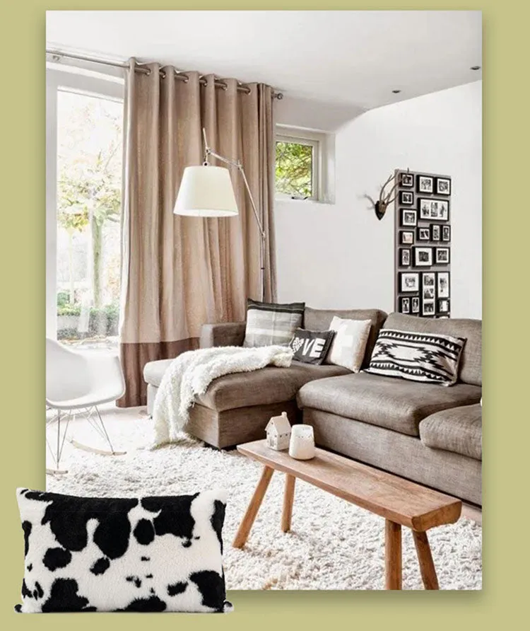 Cow Patterned Pillow