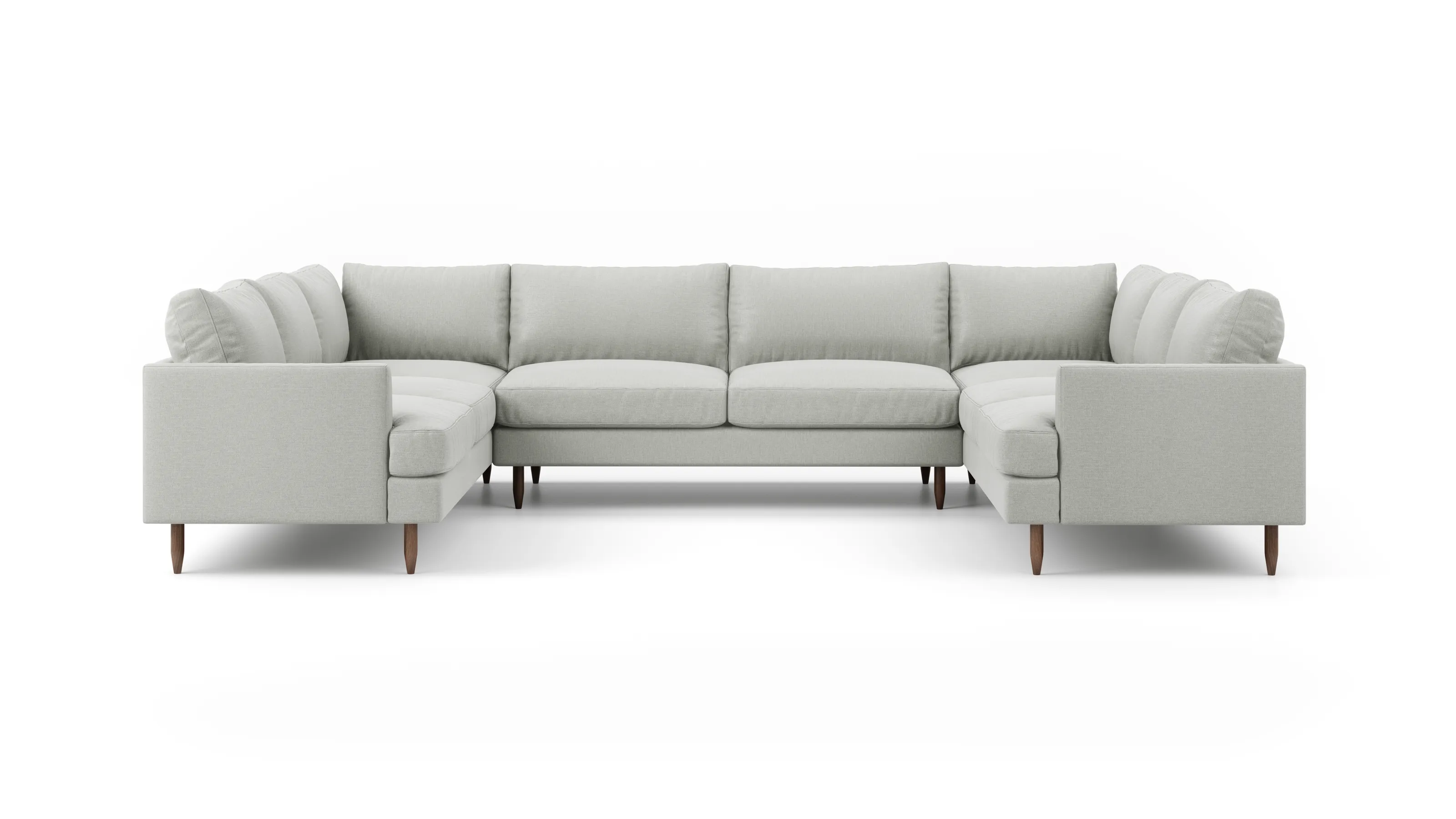 Crowd Pleaser U-Shaped Sectional (105" x 144" x 105")