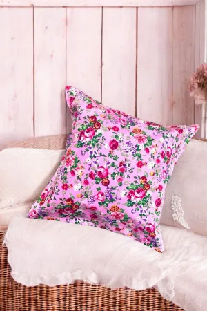 Cushion Cover ~ Enchanted Garden in Pink