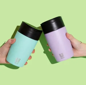 Décor® Double Wall Reusable Travel Cup – 400ml (Assorted Colors)