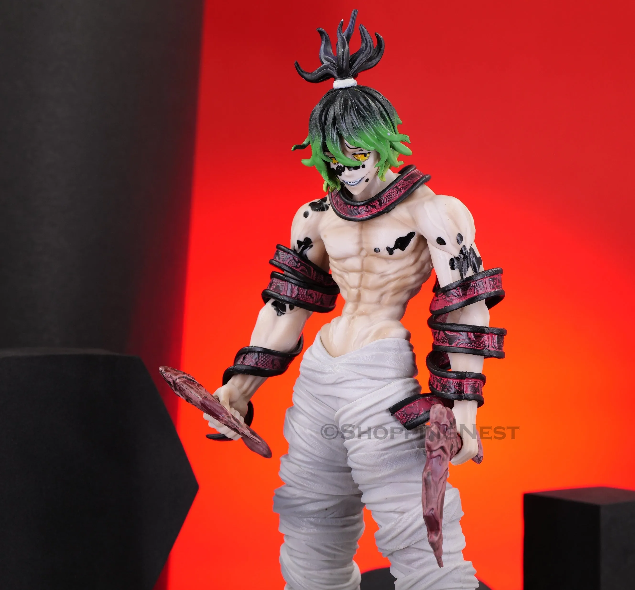 Demon Slayer Gyutaro Upper Moon Six Action Figure | 30 Cms |