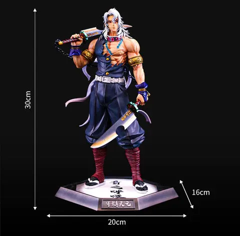Demon Slayer Hashira Tengen Uzui Action Figure | 29 Cms |