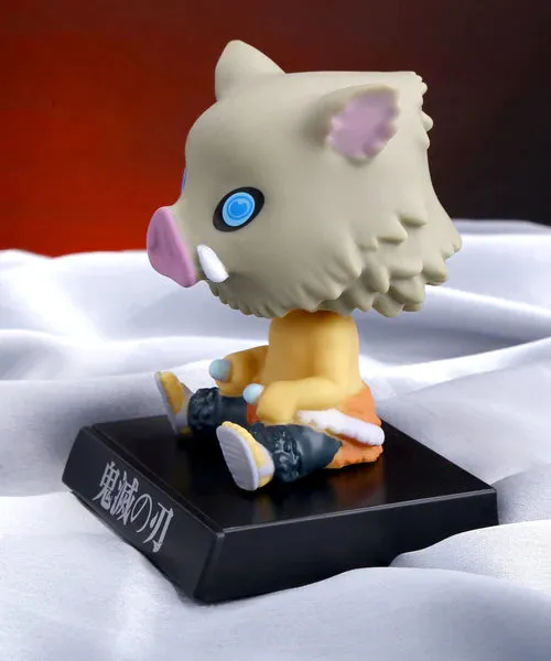 Demon Slayer Inosuke Hashibira Bobblehead With Mobile Holder For Cars | 13 CMS |