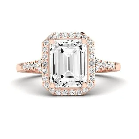 Desert Rose - Emerald Lab Diamond Bridal Set (IGI Certified)