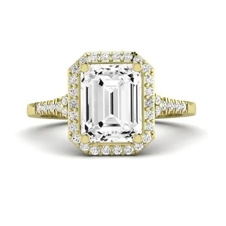 Desert Rose - Emerald Lab Diamond Bridal Set (IGI Certified)