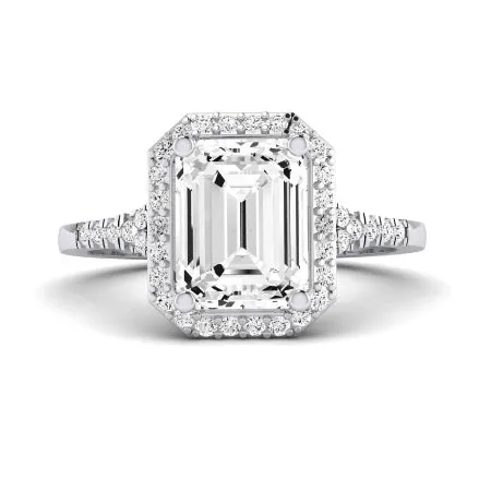 Desert Rose - Emerald Lab Diamond Bridal Set (IGI Certified)