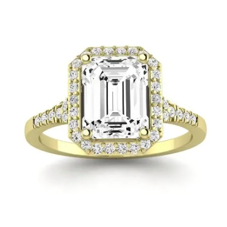 Desert Rose - Emerald Lab Diamond Bridal Set (IGI Certified)