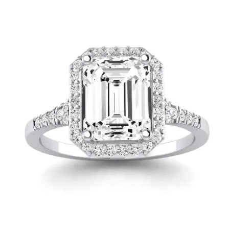 Desert Rose - Emerald Lab Diamond Bridal Set (IGI Certified)