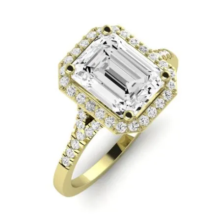 Desert Rose - Emerald Lab Diamond Bridal Set (IGI Certified)