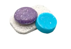 Dirty Bee- Skyfall Shampoo & Conditioner Bar Set with Bar Block