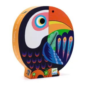 Djeco Silhouette Puzzle - Coco the Toucan