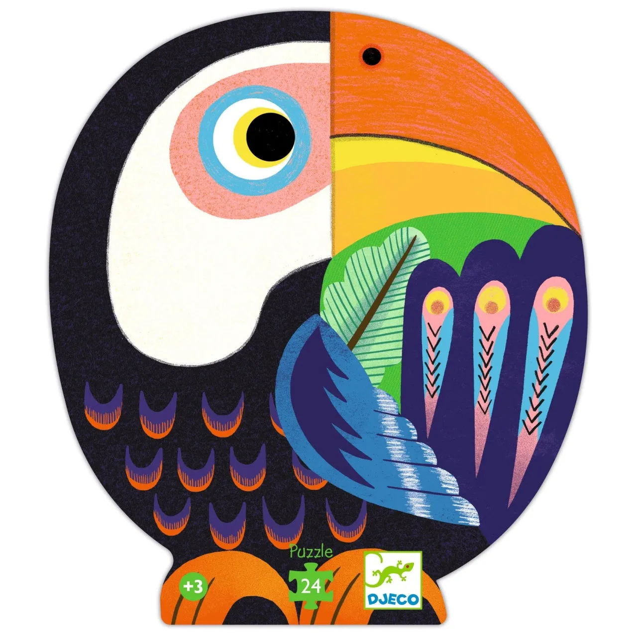 Djeco Silhouette Puzzle - Coco the Toucan