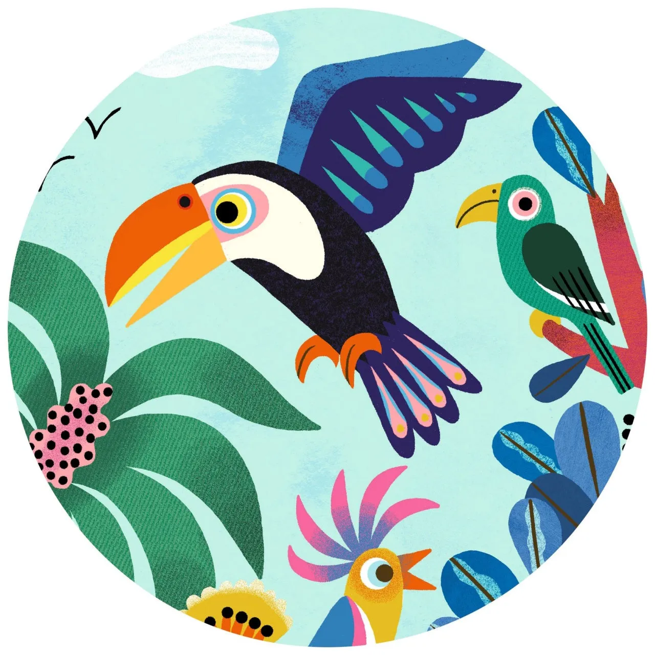 Djeco Silhouette Puzzle - Coco the Toucan