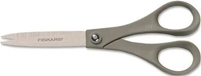 Double Thumb Scissors 7 Inch  Length Gray Stainless Steel