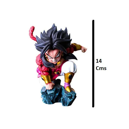 Dragon Ball WCF Super Four Broly Squatting Action Figure  | 14 Cms |