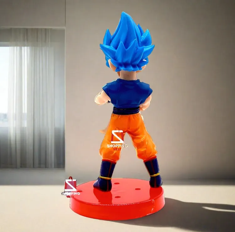 Dragon Ball Z DBZ Goku Saiyan Blue Action Figure Collectible |14.5CM|