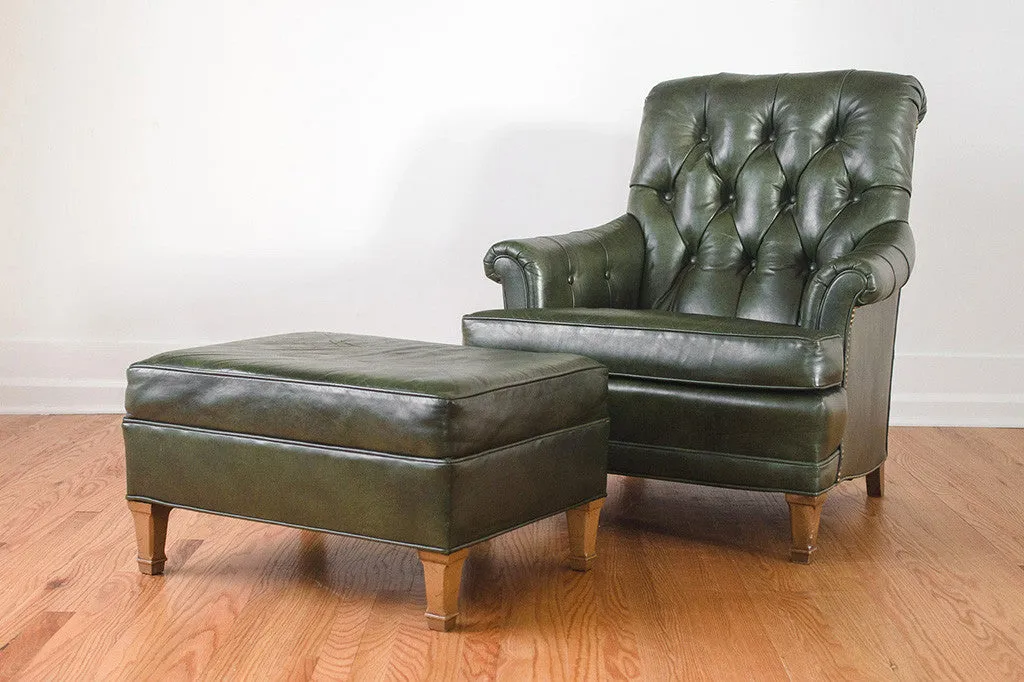 Drexel Chair & Ottoman