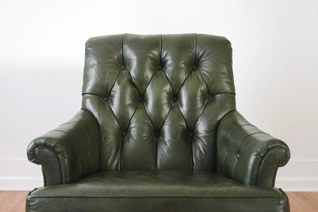 Drexel Chair & Ottoman