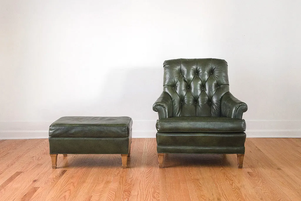 Drexel Chair & Ottoman