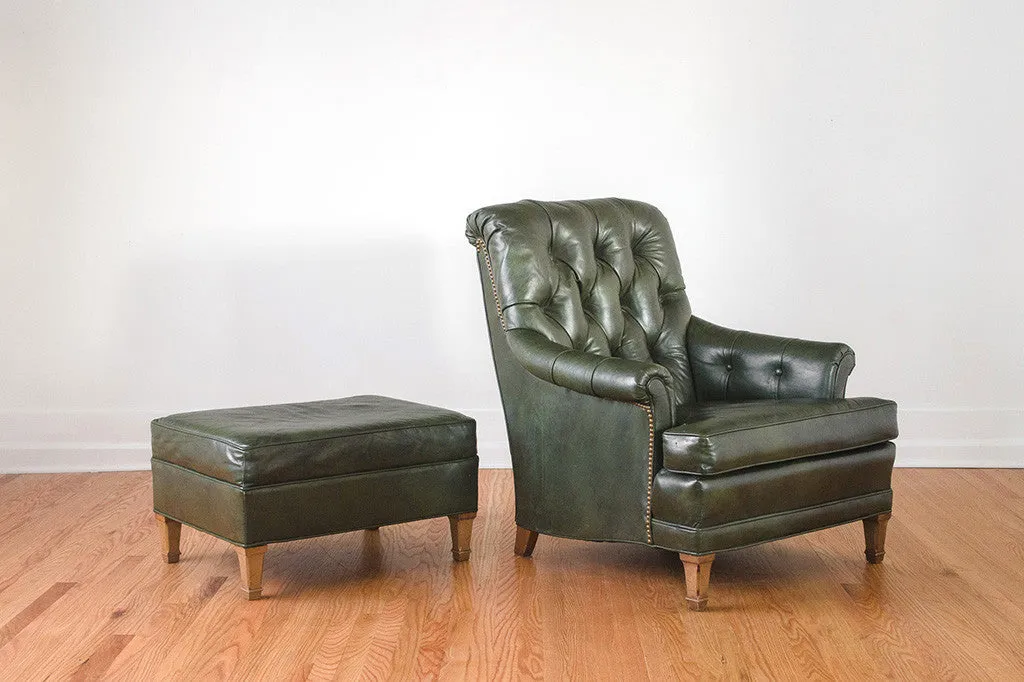 Drexel Chair & Ottoman