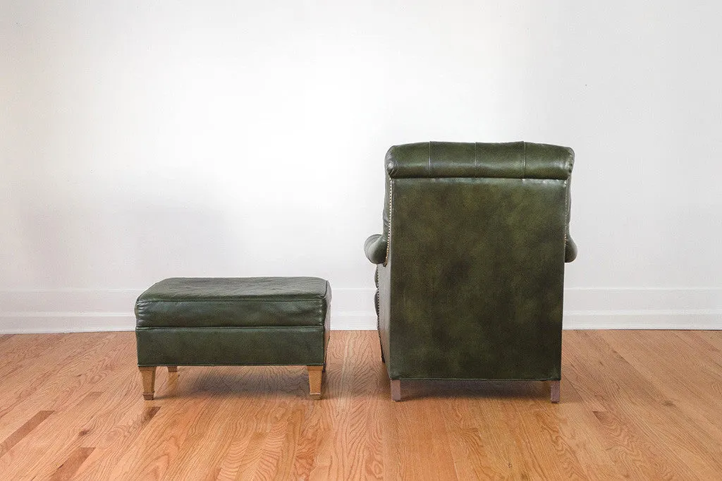 Drexel Chair & Ottoman