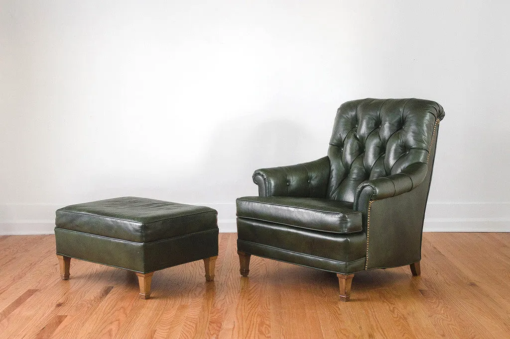 Drexel Chair & Ottoman