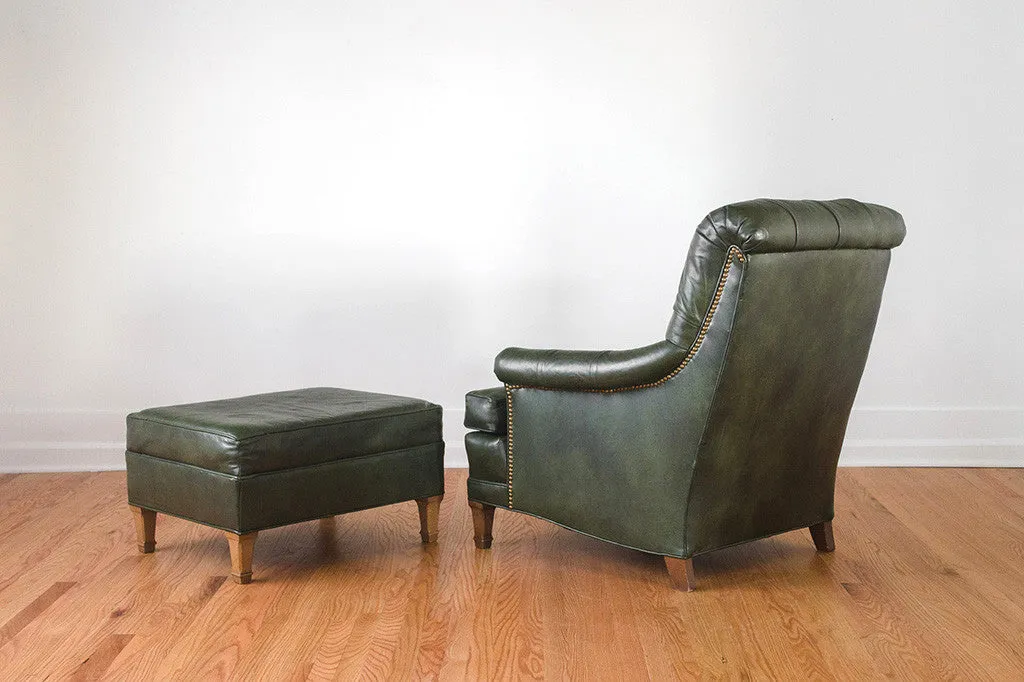 Drexel Chair & Ottoman