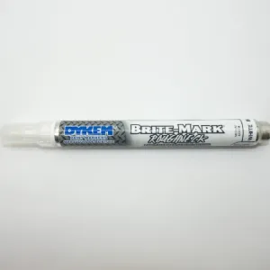 Dykem White BRITE-MARK Roughneck Series Permanent Paint Marker 84203