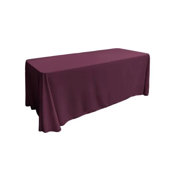 Eggplant Polyester Tablecloth