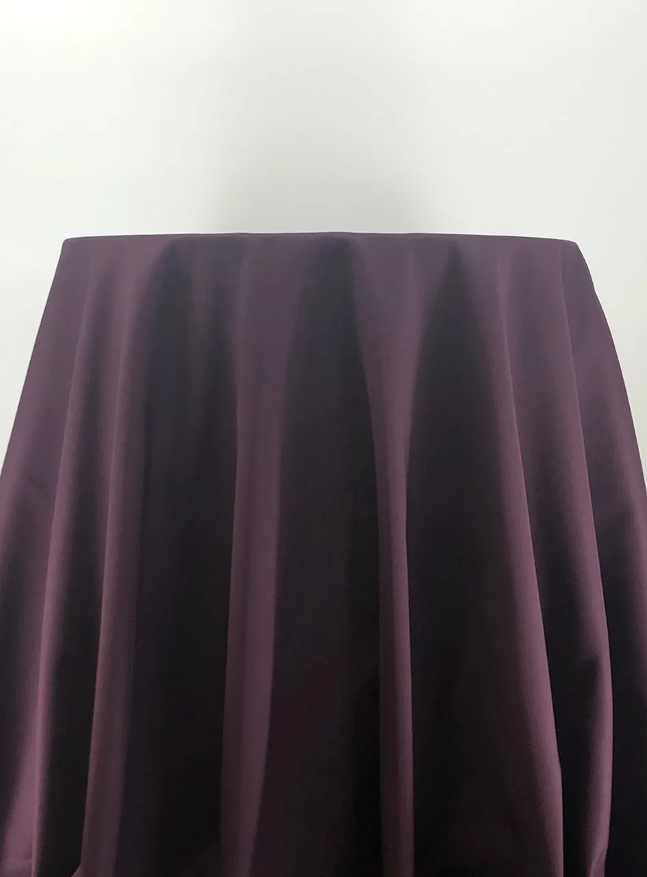Eggplant Polyester Tablecloth