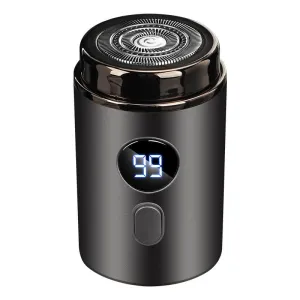 Electric Razor for Men, New Upgrade Mini-Shave Portableelectric Shaver, Pocket Size Portable Shaverwet and Dry Mens Razor, One-Button Use, USB Mini Shaver Charging Suitable Forhome, Car, Travel Comfort