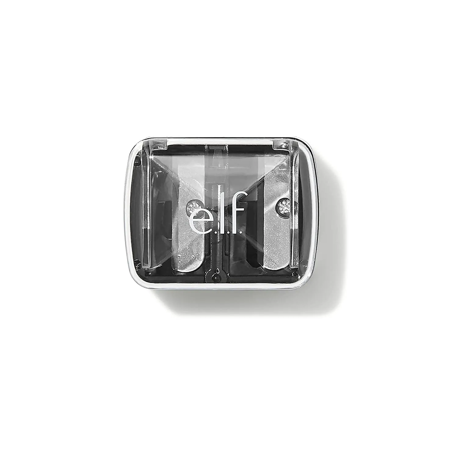 E.L.F, Dual-Pencil Sharpener, Convenient, Essential Tool, Sharpens, Easy to Clean, Travel-Friendly, Compact, 1 Count (Pack of 1)