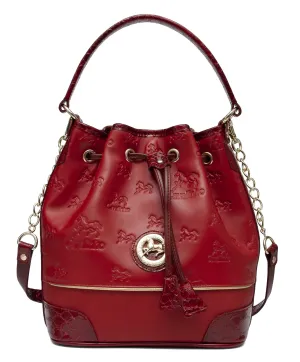 Emily Red Bucket Bag
