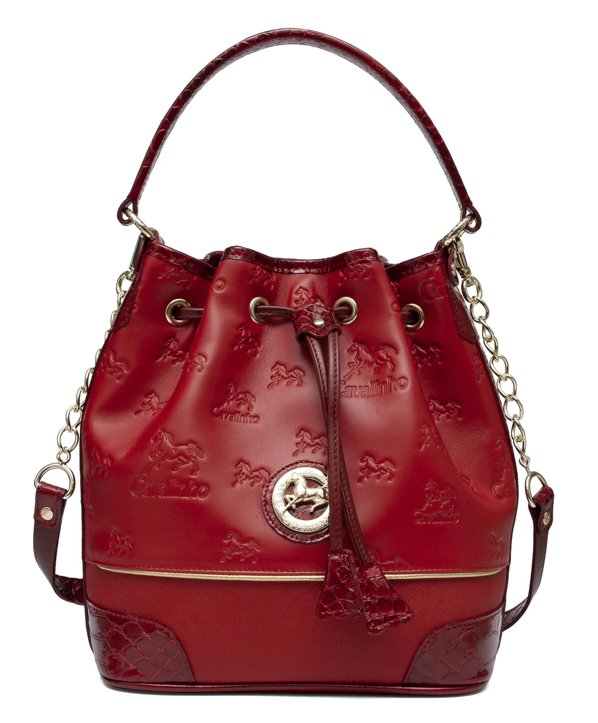 Emily Red Bucket Bag
