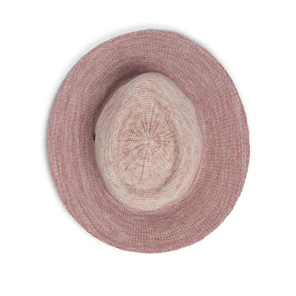 Evoke Maddi Fedora - Mixed Pink