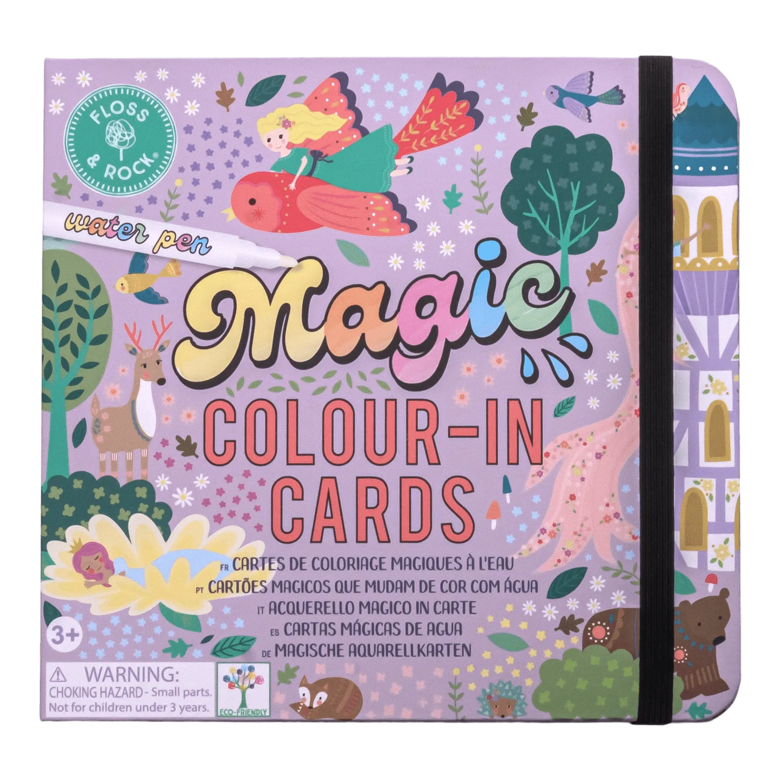 Fairy Tale Water Magic Pen & Color-In Cards