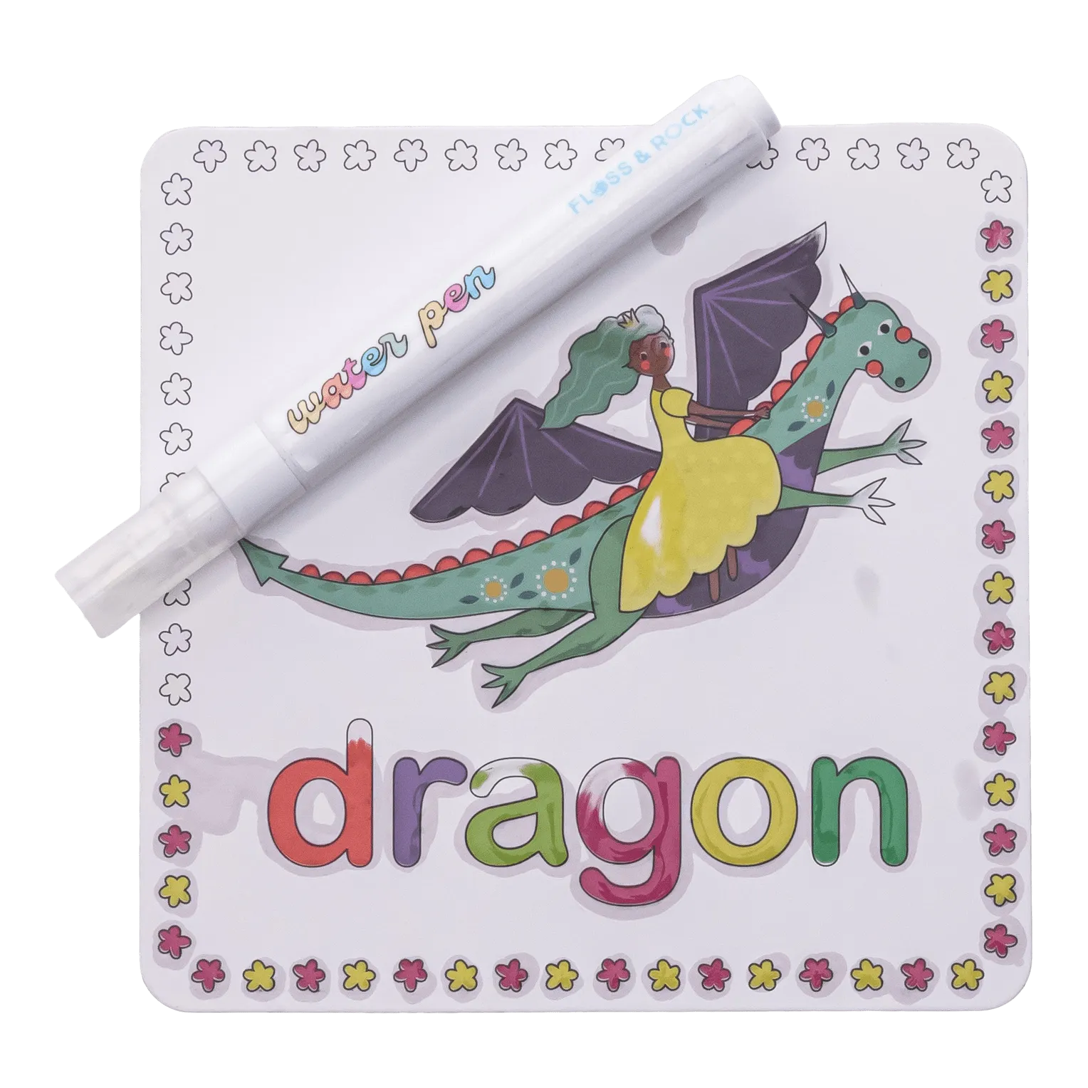 Fairy Tale Water Magic Pen & Color-In Cards