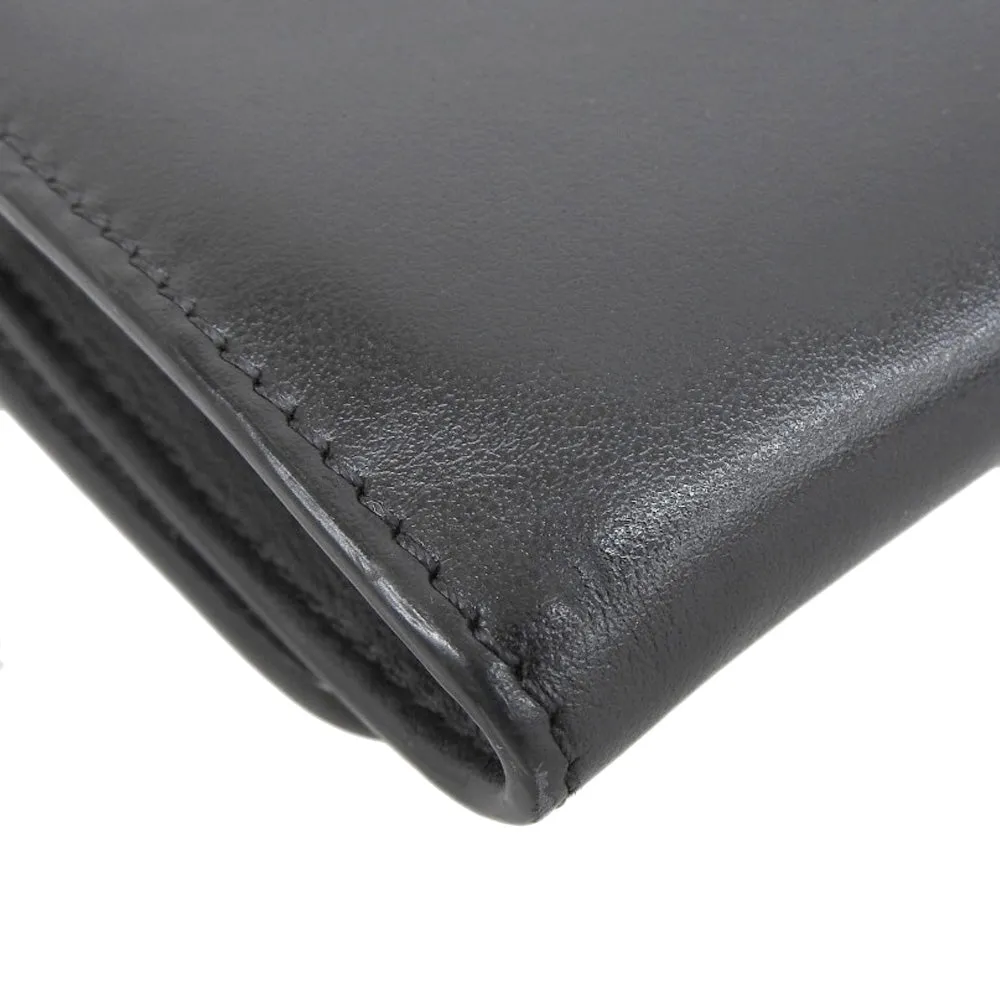 Fendi Leather Chain Wallet Long Wallet 8M0365